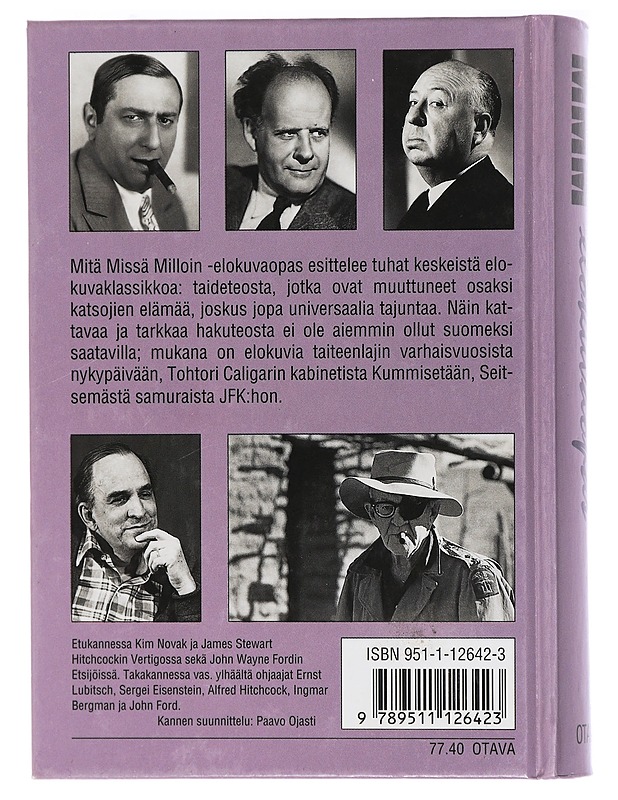 Mitä Missä Milloin, Elokuvaopas - Antti Alalnen - Tietokirjat ja oppaat - 10105410688 - 1