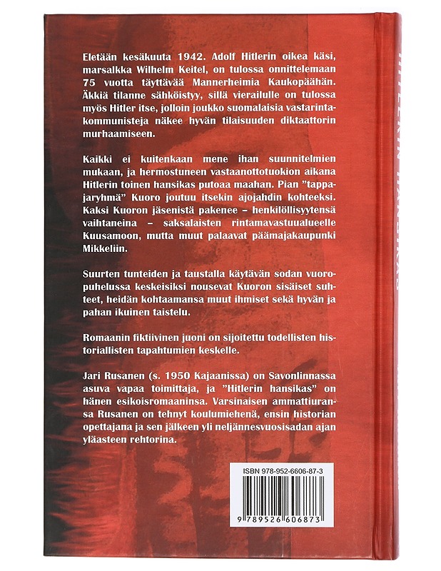 Hitlerin hansikas : romaani - Jari Rusanen - Romaanit ja novellit - 10105410795 - 1