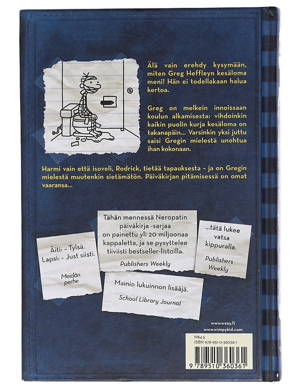 Neropatin päiväkirja. 2, Isoveli isottelee : Greg Heffleyn julkaisu - Kinney, Jeff - Lastenkirjat - 10105410807 - 1