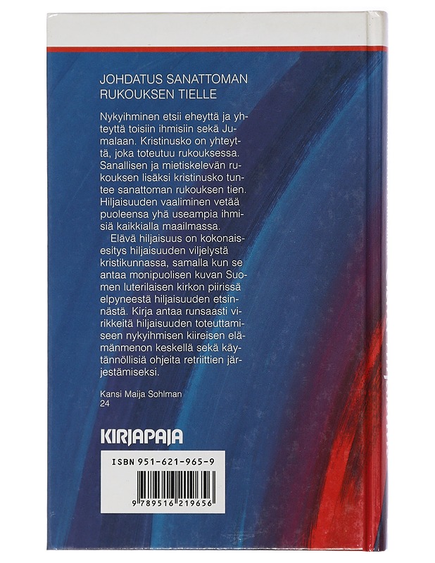 Elävä hiljaisuus - Häyrynen, Seppo - Romaanit ja novellit - 10105410824 - 1