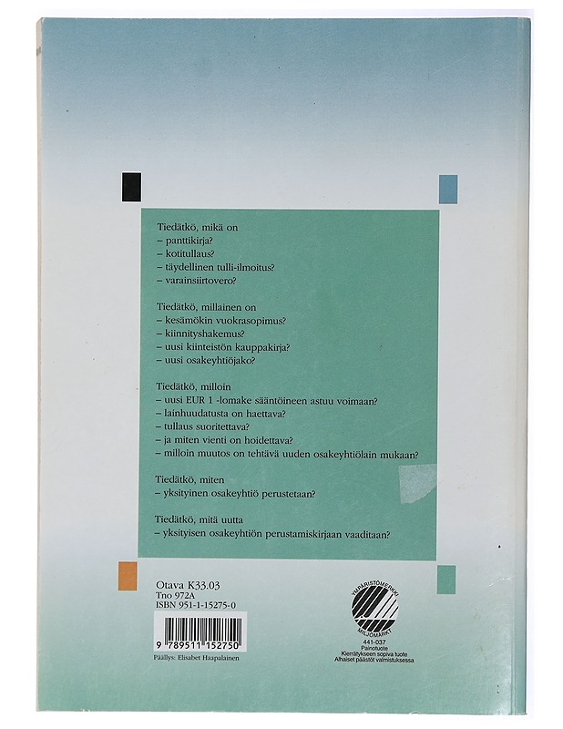 Asiakirjamallisto - Pekka Saarinen - Tietokirjat ja oppaat - 10105410823 - 1