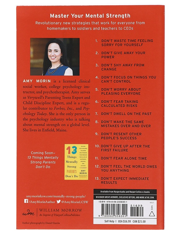 13 Things Mentally Strong People Don't Do - Amy Morin - Tietokirjat ja oppaat - 10105410880 - 1