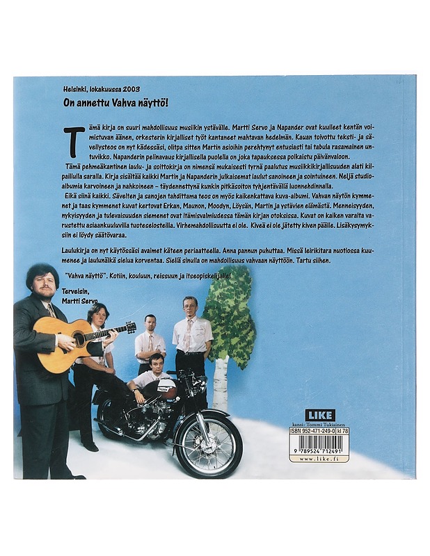 Vahva näyttö - Servo, Martti - Musiikki- ja elokuvakirjat - 10105410896 - 1