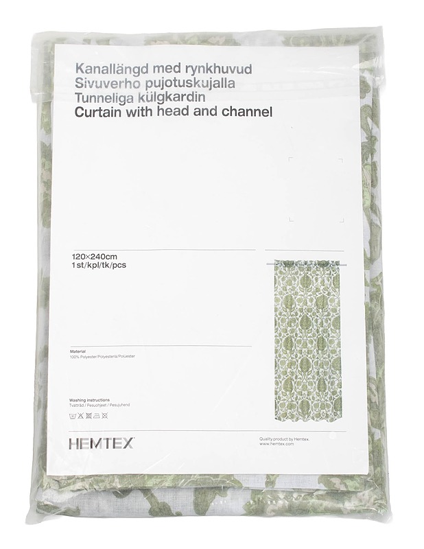 HEMTEX sivuverho, 120x240 cm - Verhot ja kapat - 10105411014 - 1