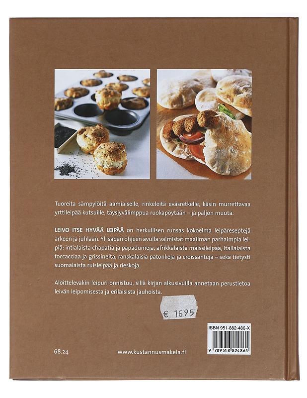 Leivo itse hyvää leipää - Rasmusson, Birgitta - Ruokakirjat - 10105411017 - 1