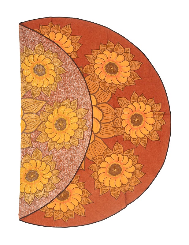 Pyöreä retro pöytäliina, 145 cm - Pöytäliinat - 10105411024 - 0