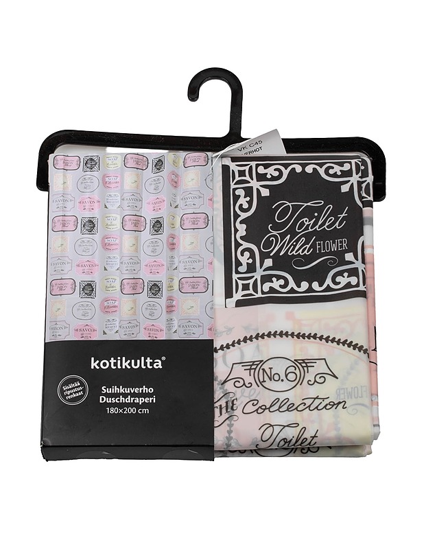 KOTIKULTA suihkuverho, 180x200 cm - Verhot ja kapat - 10105411048 - 0