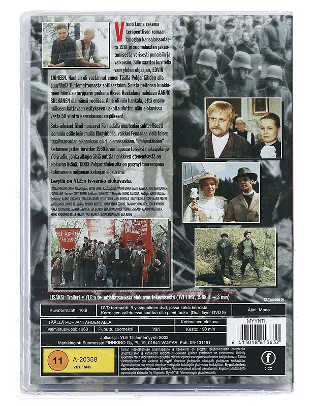 Täällä Pohjantähden alla - DVD - DVD-elokuvat - 10105411087 - 1