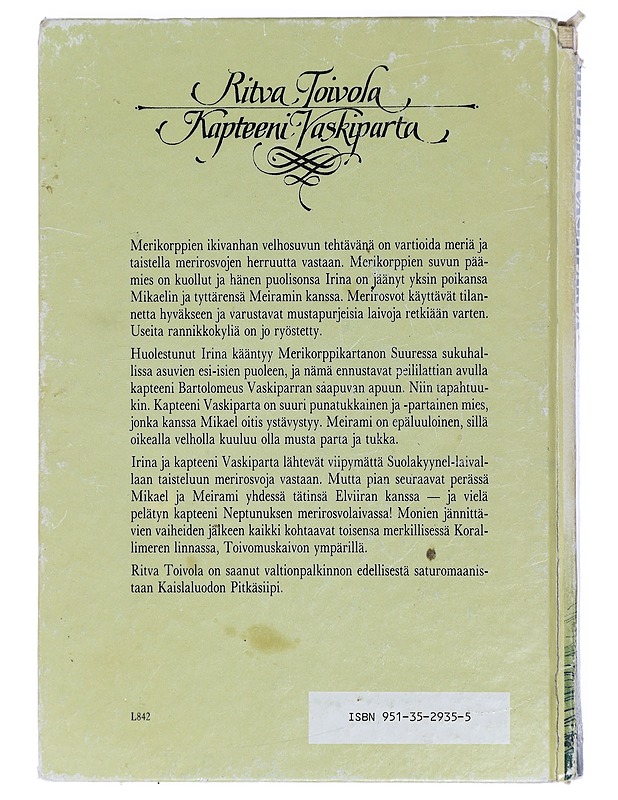 Kapteeni Vaskiparta - Toivola, Ritva - Lastenkirjat - 10105411090 - 1