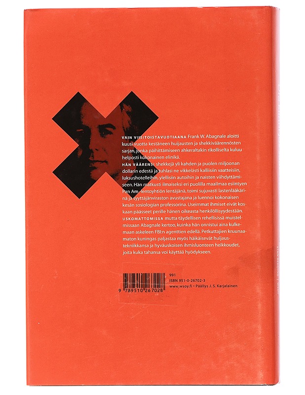 Ota kiinni jos saat - Abagnale, Frank W. - Elämäkerrat ja muistelmat - 10105411116 - 1