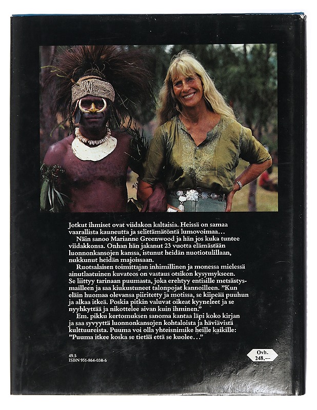 Miksi puuma itkee? - Greenwood, Marianne - Taide- ja kulttuurikirjat - 10105411139 - 1