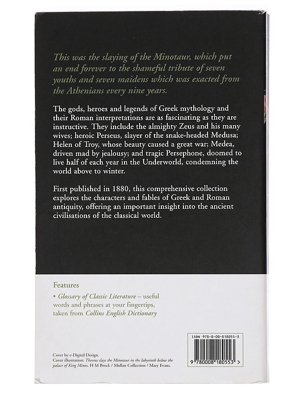 Myths and legends of ancient Greece and Rome - E. M. Berens - Taide- ja kulttuurikirjat - 10105411140 - 1