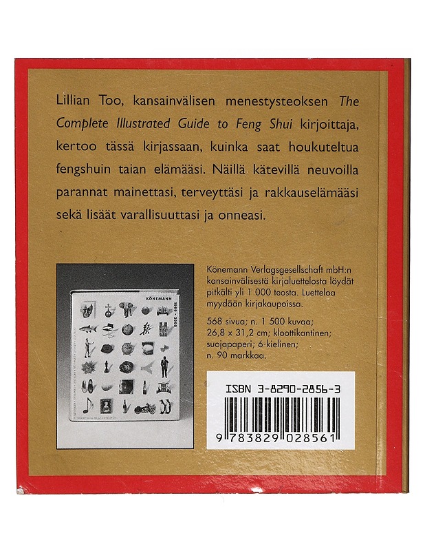 Lillian Toon pieni fengshui -kirja - Lillian Too - Hyvinvointikirjat - 10105411141 - 1