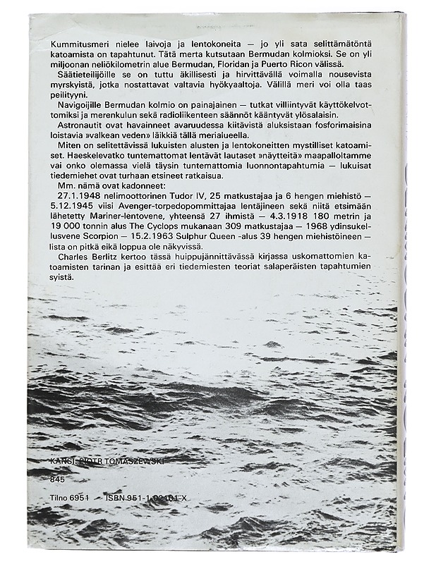 Bermudan kolmio - Charles Berlitz - Tietokirjat ja oppaat - 10105411155 - 1