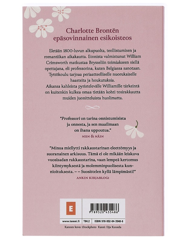 Professori - Brontë, Charlotte - Romaanit ja novellit - 10105411182 - 1