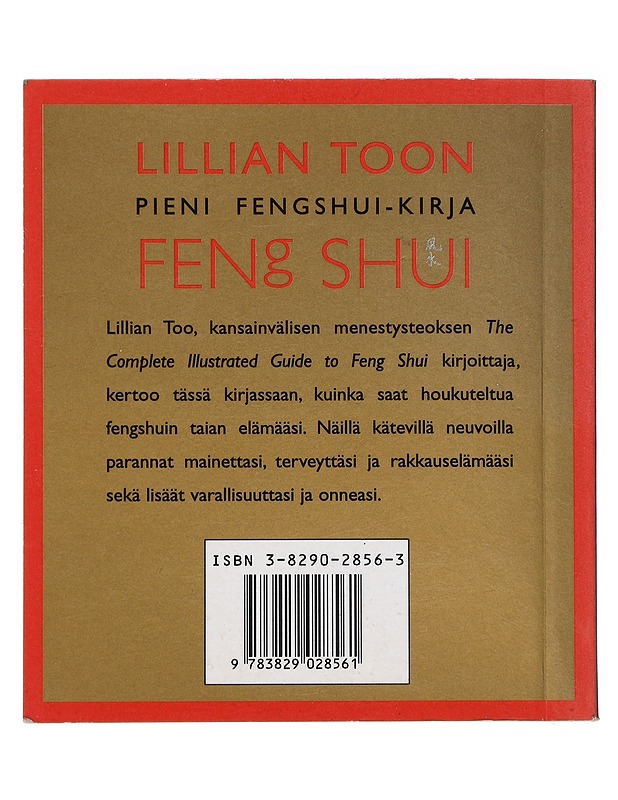 Pieni fengshui-kirja - Toon, Lillian - Harrastekirjat - 10105411232 - 1