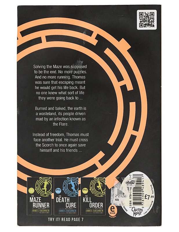 The scorch trials - James Dashner - Fantasia- ja scifi - 10105411237 - 1