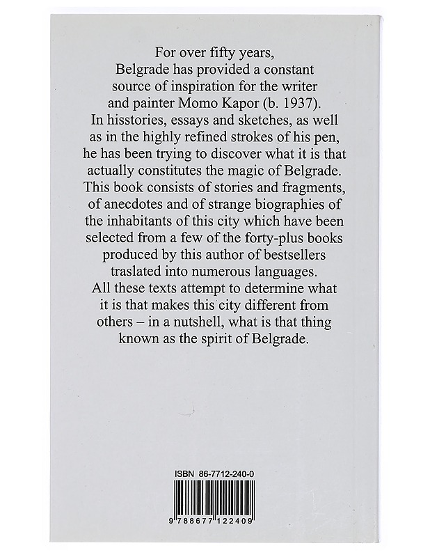 The Magic of Belgrade - Momo Kapor - Romaanit ja novellit - 10105411290 - 1