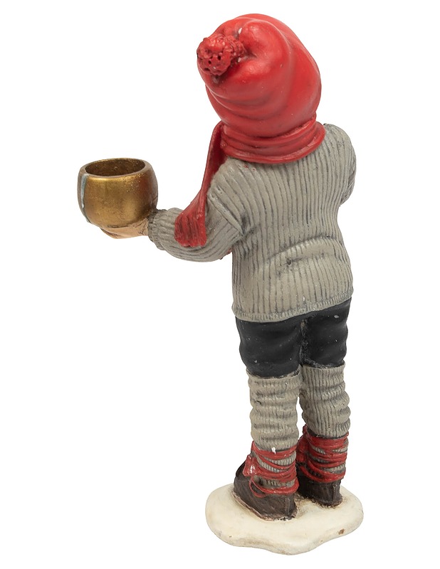 CANDY DESIGNS Tonttu kynttilänjalka - Joulutuotteet - 10105411296 - 2