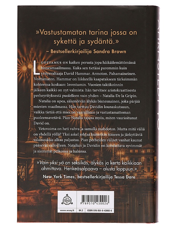 Vain yksi yö - Ahrnstedt, Simona - Kirja lahjaksi - 10105411322 - 1