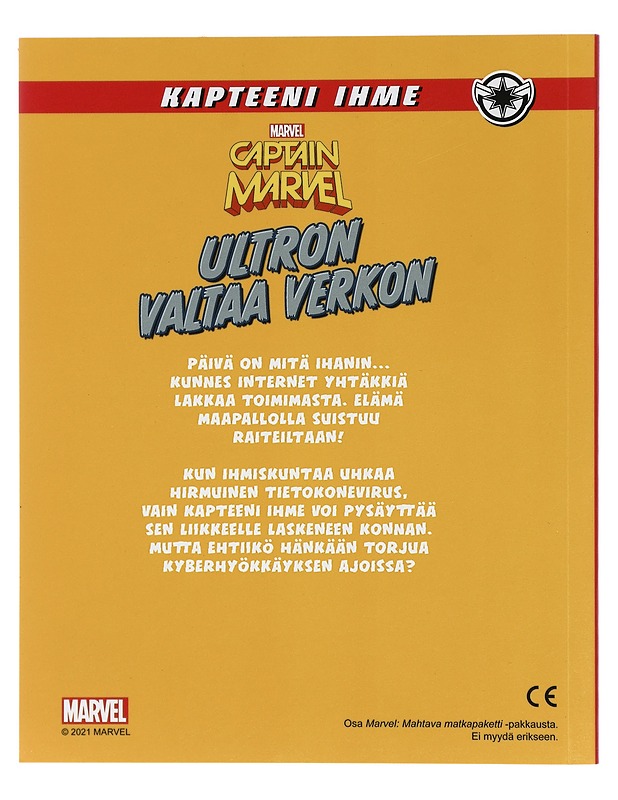 Captain Marvel : Kapteeni Ihme - Ultron valtaa verkon - Lastenkirjat - 10105411348 - 1