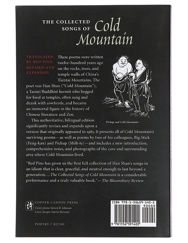 The Collected Songs of Cold Mountain - Han Shan - Romaanit ja novellit - 10105411352 - 1
