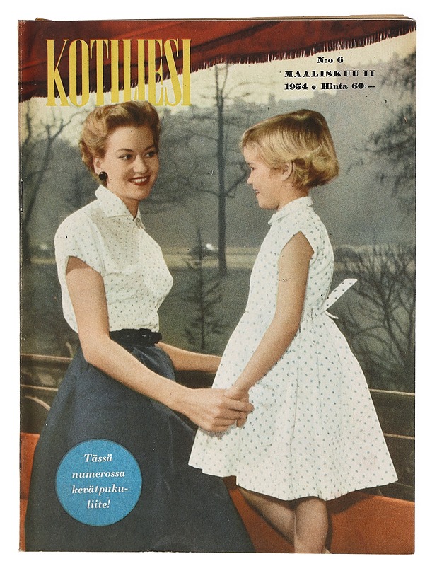 Kotiliesi No. 6 Maaliskuu 1954 - Harrastekirjat - 10105411353 - 0