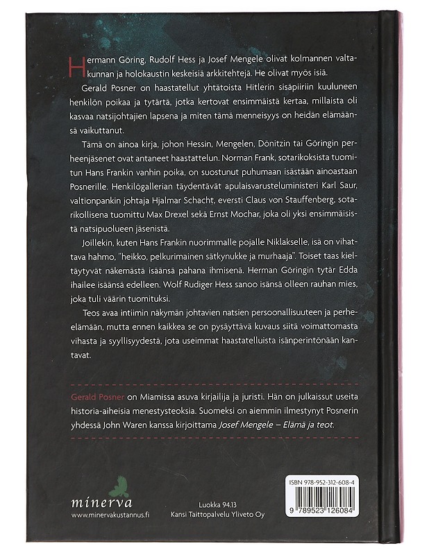 Isäni oli natsi - Posner, Gerald - Elämäkerrat ja muistelmat - 10105411365 - 1