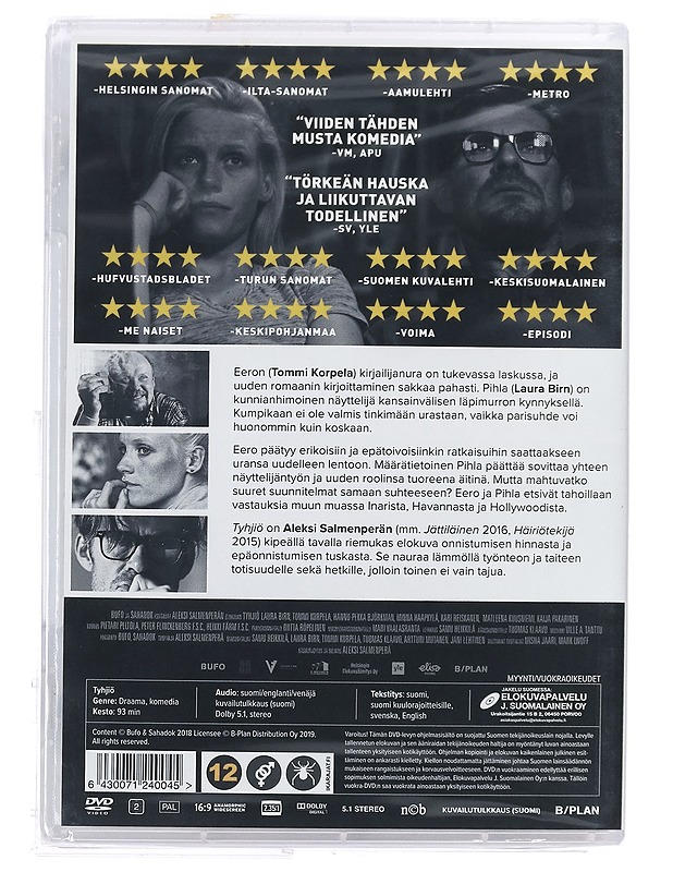 Tyhjiö - DVD - DVD-elokuvat - 10105411373 - 1