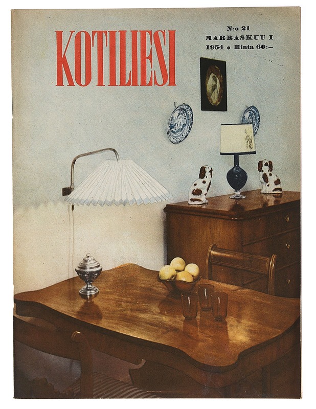 Kotiliesi No. 21 Marraskuu 1954 - Harrastekirjat - 10105411382 - 0