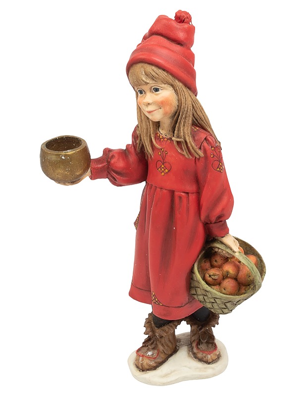 CANDY DESIGNS Tonttu kynttilänjalka - Joulutuotteet - 10105411387 - 1