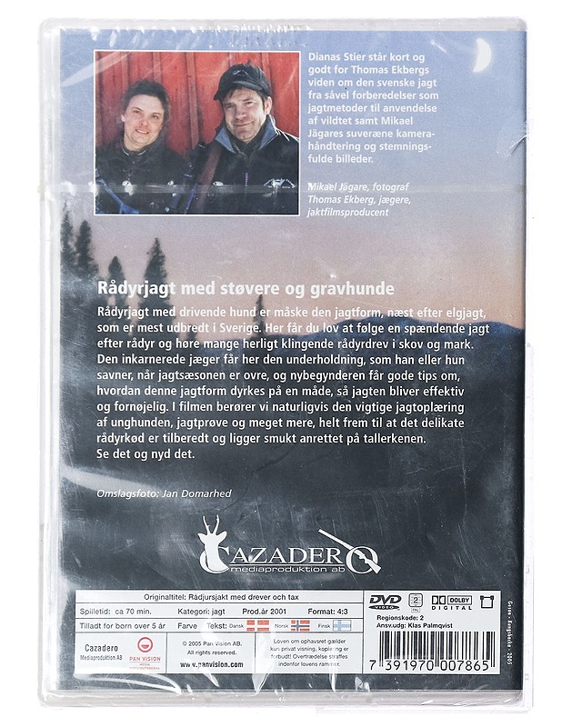 Rådyrjagt Med Stövere Og Gravhunde - DVD - DVD-elokuvat - 10105411412 - 1