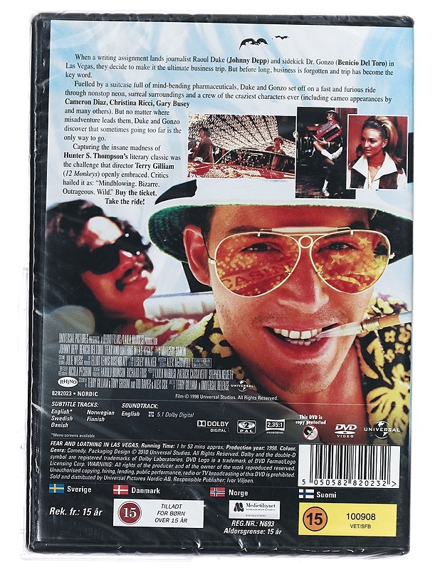 Fear And Loathing In Las Vegas - DVD - DVD-elokuvat - 10105411424 - 1