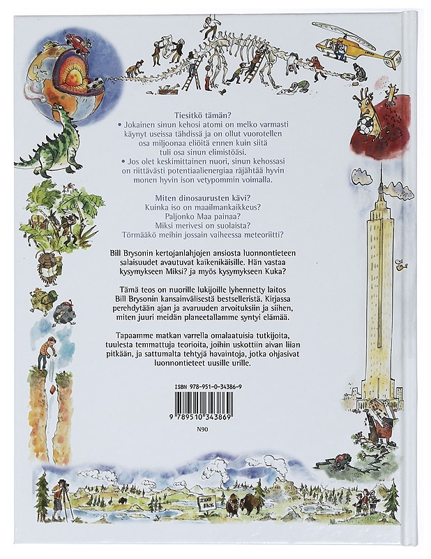 Lyhyt historia lähes kaikesta - Bryson, Bill - Nuorten kirjat - 10105411457 - 1