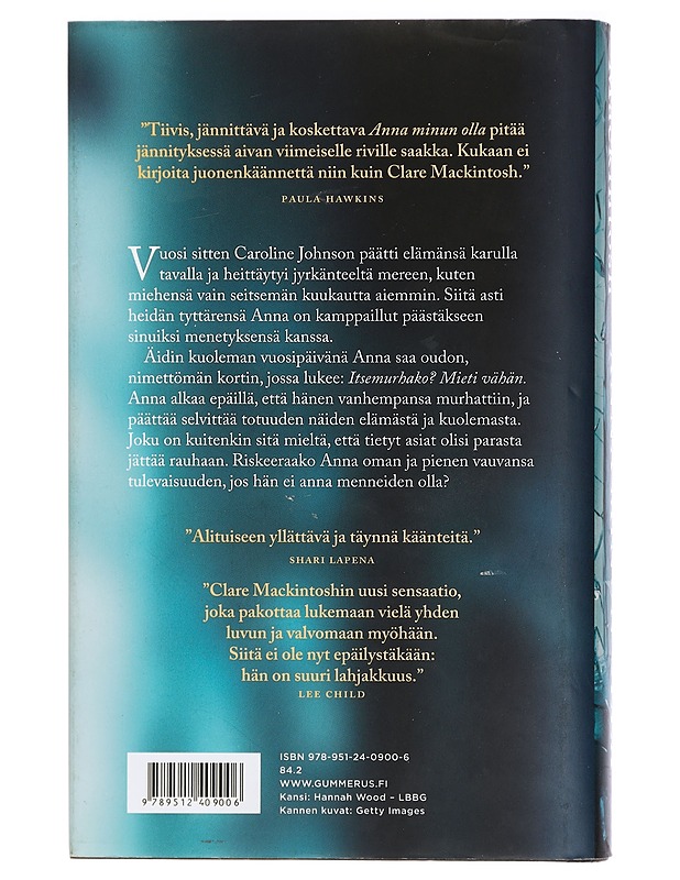 Anna minun olla - Mackintosh, Clare - Jännitys ja dekkarit - 10105411494 - 1