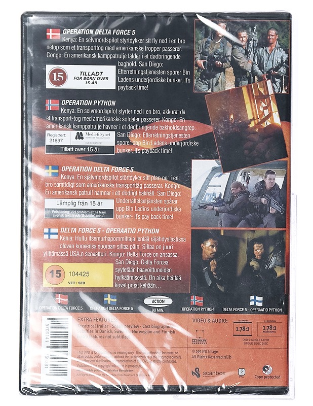 Delta Force 5: Operation Python - DVD - DVD-elokuvat - 10105411498 - 1