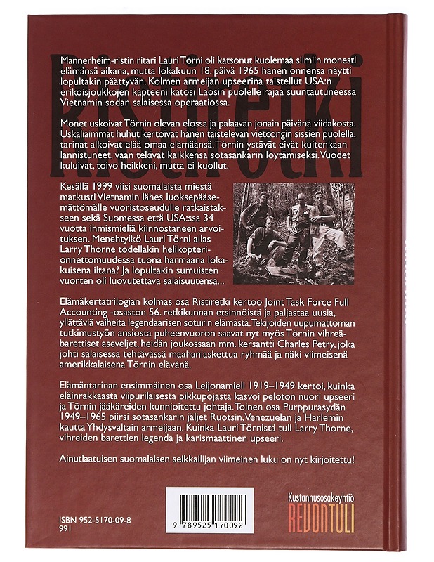 Ristiretki 1965-1999 - Kallonen, Kari - Elämäkerrat ja muistelmat - 10105411506 - 1