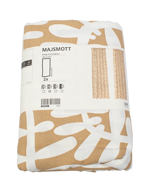 IKEA Majsmott verho, 2 kpl - Verhot ja kapat - 10105411535 - 0