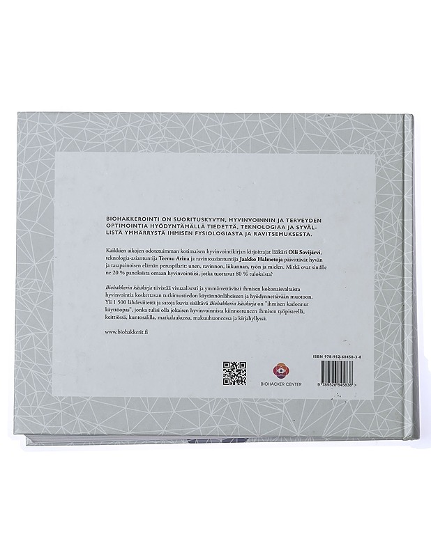 Biohakkerin käsikirja : päivitä itsesi ja vapauta sisäinen potentiaalisi - Sovijärvi, Olli - Tietokirjat ja oppaat - 10105411554 - 1