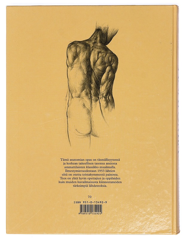 Anatomia : opas taiteilijalle - Barcsay, Jenö - Taide- ja kulttuurikirjat - 10105411563 - 1