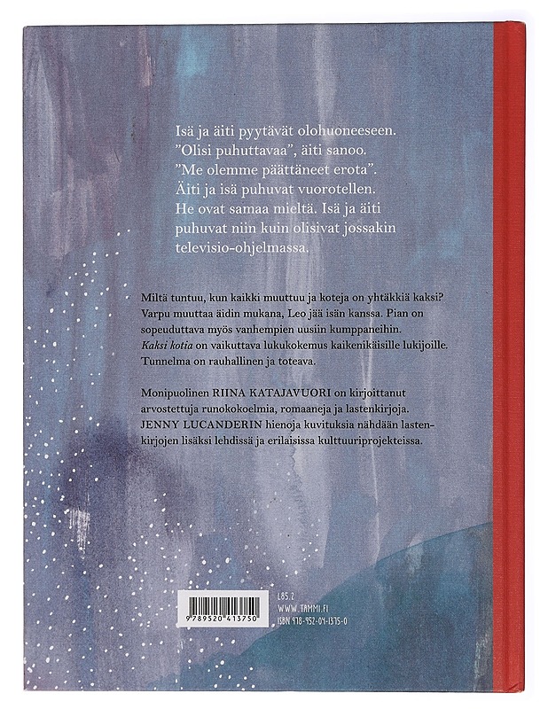 Kaksi kotia - Katajavuori, Riina - Lastenkirjat - 10105411612 - 1