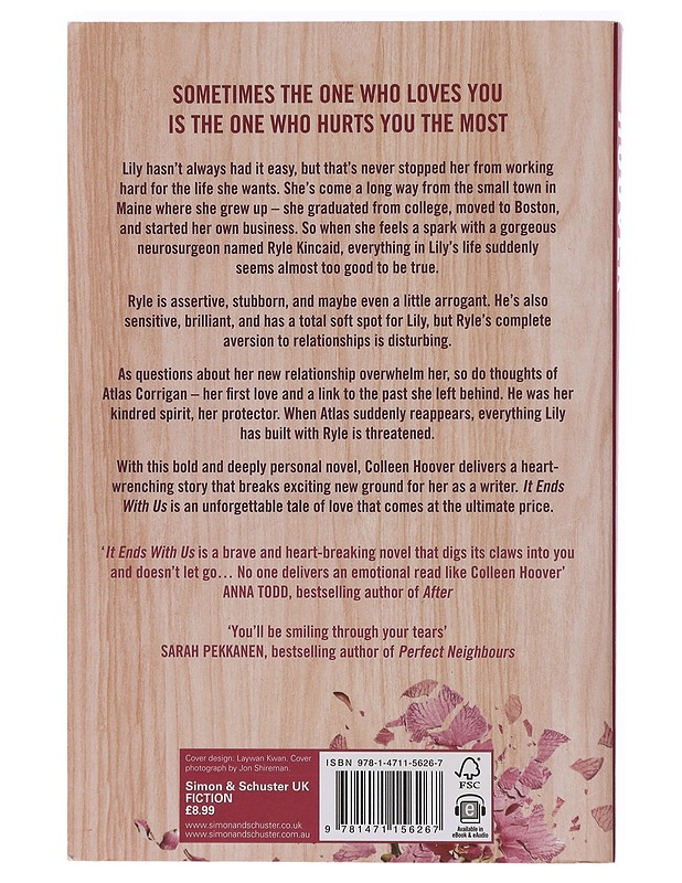 It ends with us - Colleen Hoover - Romaanit ja novellit - 10105411630 - 1