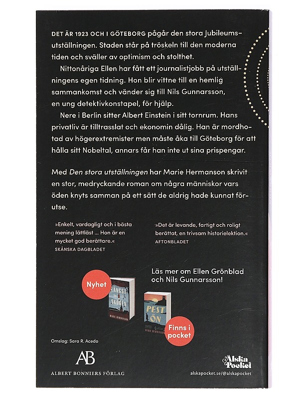 Den Stora Utställningen - Marie Hermanson - Kaunokirjallisuus - 10105411648 - 1