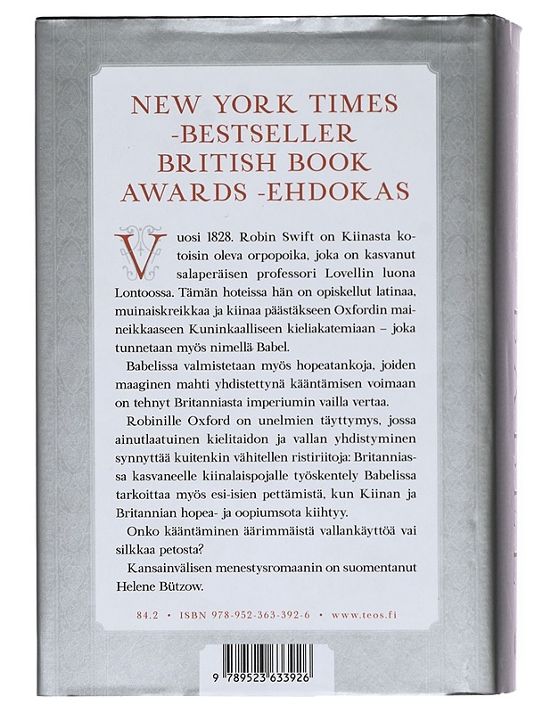 Babel : mystinen kertomus - Kuang, R. F. - Fantasia- ja scifi - 10105411659 - 1