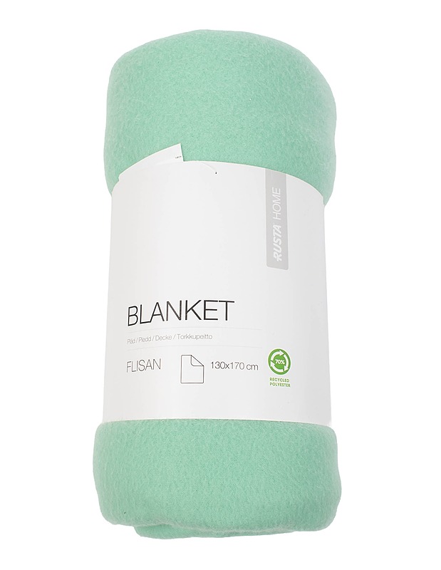 RUSTA HOME Flisan torkkupeitto, 130x170 cm - Tyynyt ja peitot - 10105411667 - 0