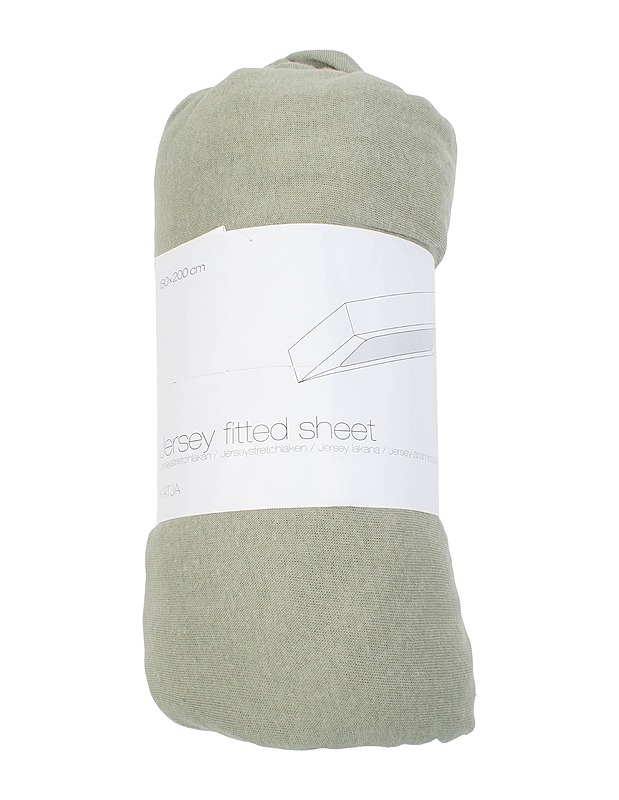 KATJA Jersey muotoonommeltu lakana, 180x200 cm - Liinavaatteet - 10105411673 - 0