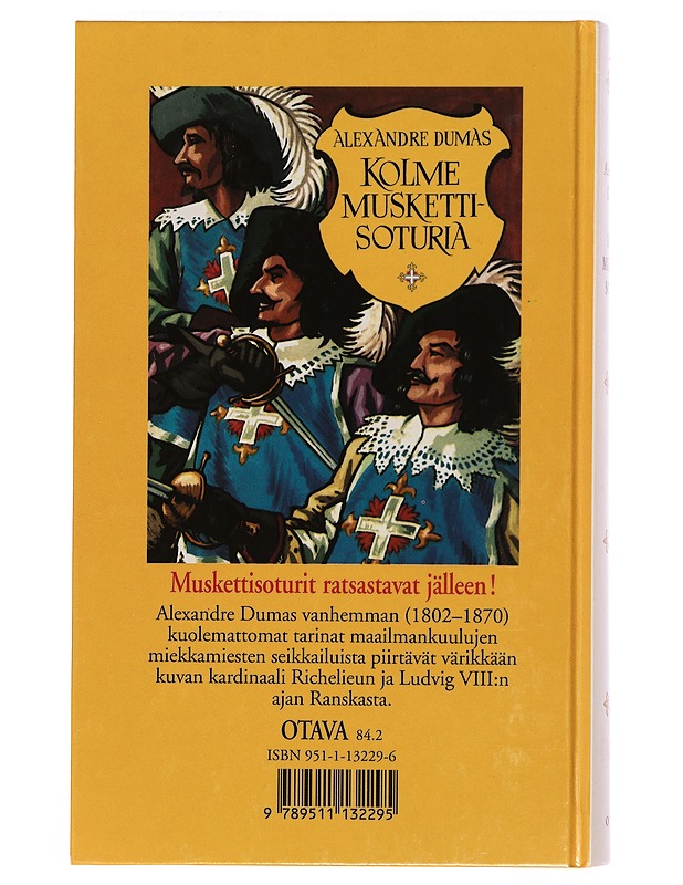 Kolme muskettisoturia - Dumas, Alexandre - Romaanit ja novellit - 10105411674 - 1