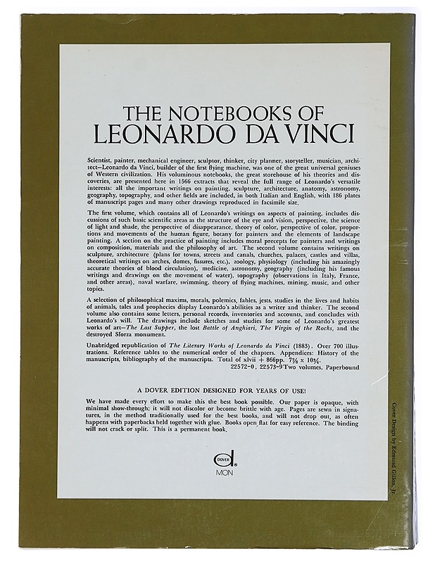 The notebooks of Leonardo da Vinci : Vol II - Leonardo, da Vinci - Tietokirjat ja oppaat - 10105411704 - 1