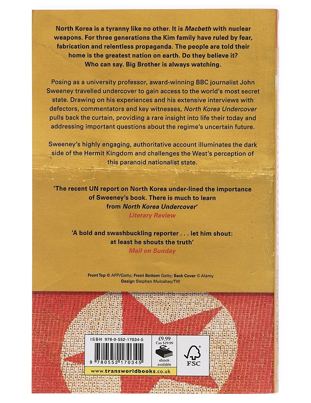 North Korea Undercover - John Sweeney - Elämäkerrat ja muistelmat - 10105411734 - 1