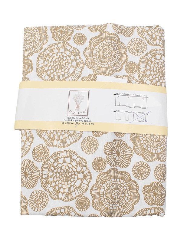 LINEN TRADE Betula verhokappa ja salusin - Verhot ja kapat - 10105411739 - 0